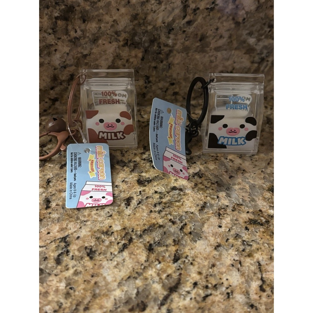 Milk Carton Key Chains